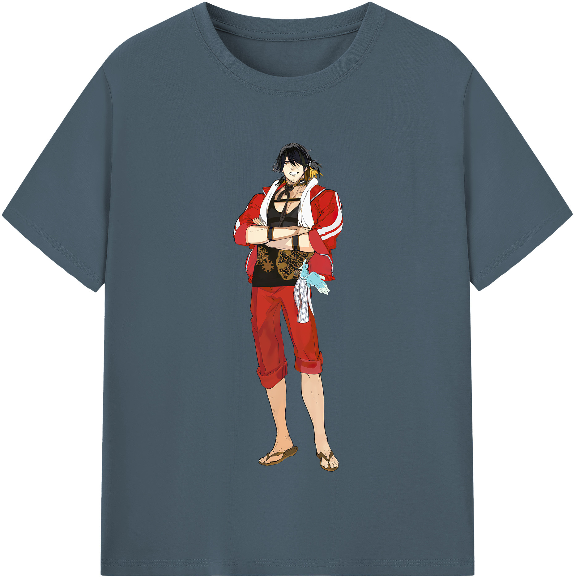 （画像用） 刀剣乱舞 Touken Ranbu 綿100％半袖Tシャツ（フロントプリント）